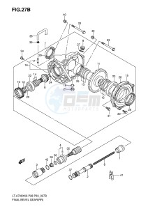 LT-A700X (P28-P33) drawing FINAL BEVEL GEAR (REAR)(MODEL K7)