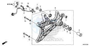 NSS125ADF Forza 125 - NSS125AD UK - (E) drawing SWINGARM