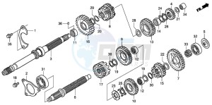 GL1800 drawing TRANSMISSION