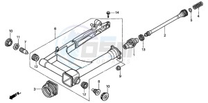 VT1100C3 drawing SWINGARM