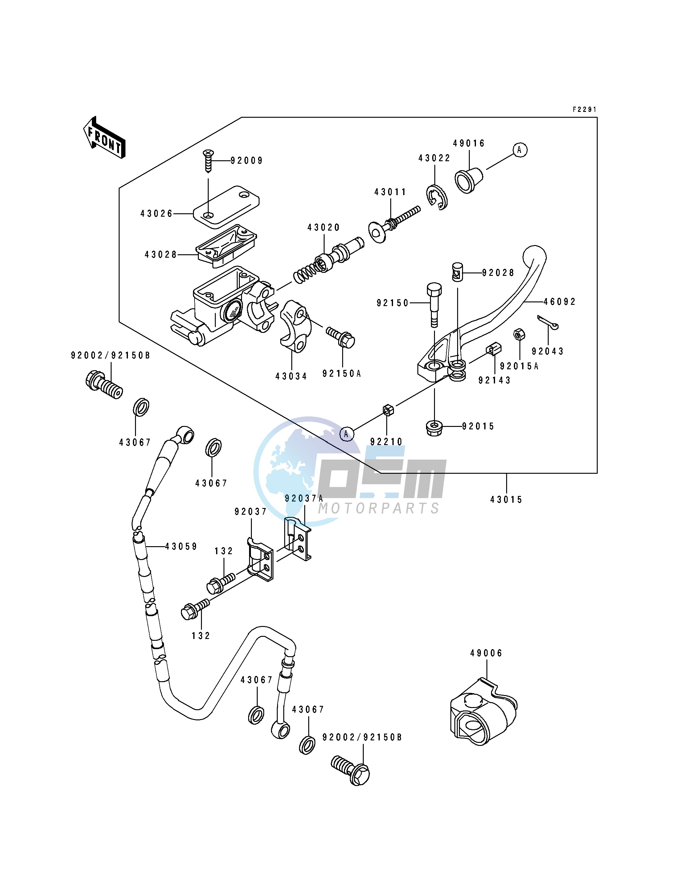 FRONT MASTER CYLINDER