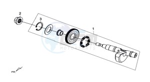 MAXSYM 400 I drawing BALANCE SHAFT