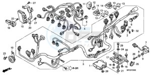 CB600FA France - (F / CMF) drawing WIRE HARNESS