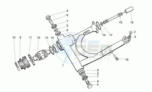 California 1100 Special Special drawing Swing arm