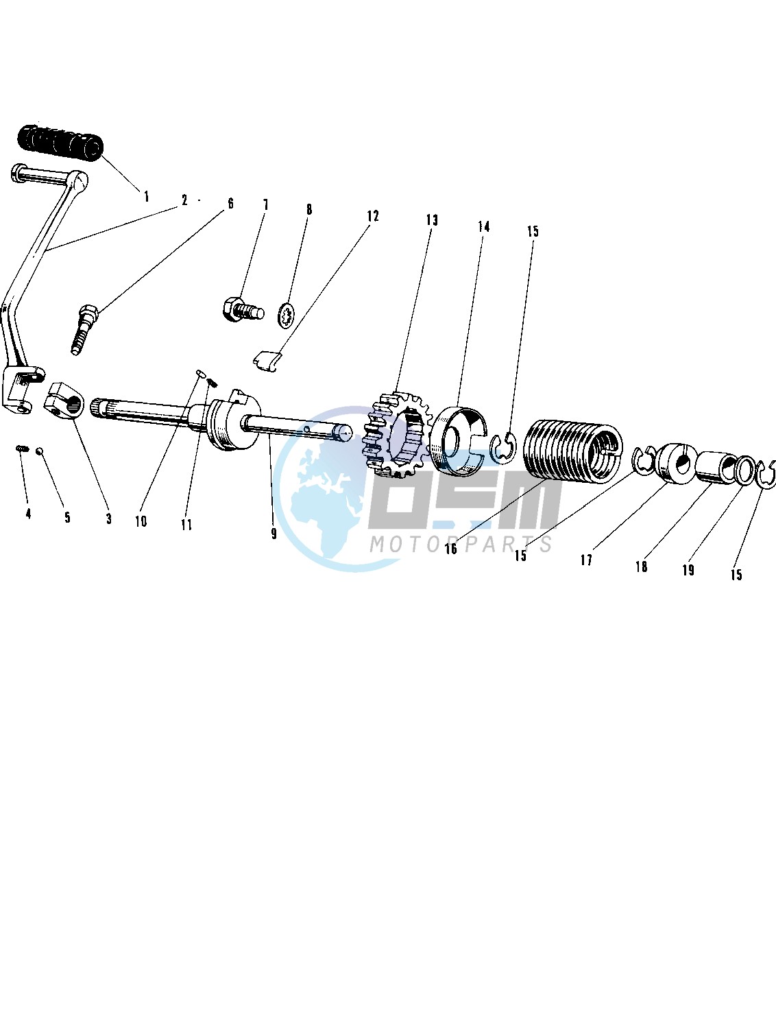 KICKSTARTER MECHANISM