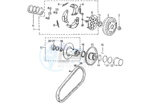 ST RAPIDO - 50 cc drawing CLUTCH