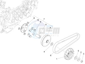 SPRINT 150 4T 3V IE ABS E3 (NAFTA) drawing Driving pulley