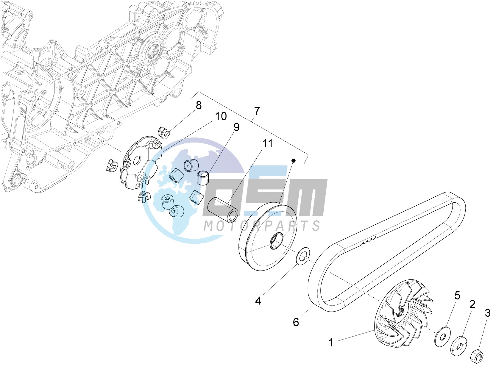 Driving pulley