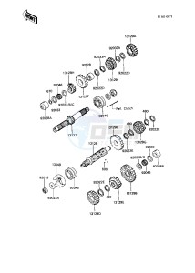 KZ 750 N [SPECTRE] (N1-N2) [SPECTRE] drawing TRANSMISSION