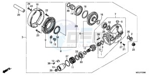 VT750C2BB Shadow E drawing FINAL DRIVEN GEAR