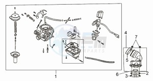 FIDDLE II 50 NEW ENGINE drawing CARBURATOR