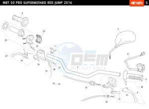 MRT-50-PRO-SM-RED-JUMP drawing HANDLEBARS