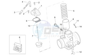 SR 125-150 drawing Carburettor Dell Orto II