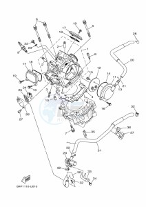 YFM700FWAD GRIZZLY 700 EPS (BFEC) drawing CYLINDER HEAD