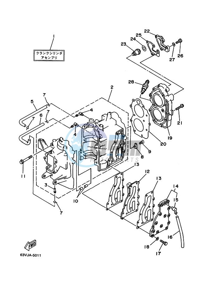 CYLINDER--CRANKCASE