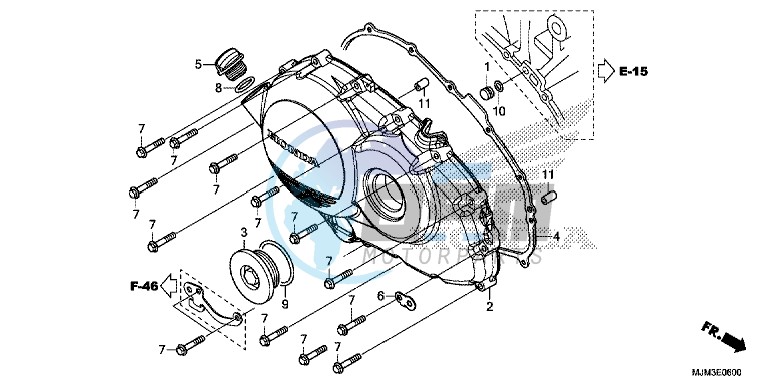 RIGHT CRANKCASE COVER