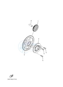 MTN-320-A MT-03 ABS (B084) drawing STARTER CLUTCH