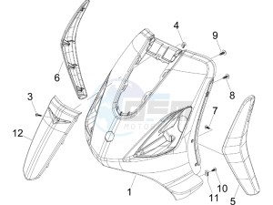 Fly 50 2t drawing Front shield