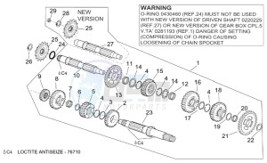 Pegaso 650 Carb drawing Gear box