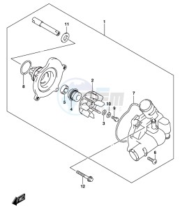 GSX-S1000F drawing WATER PUMP