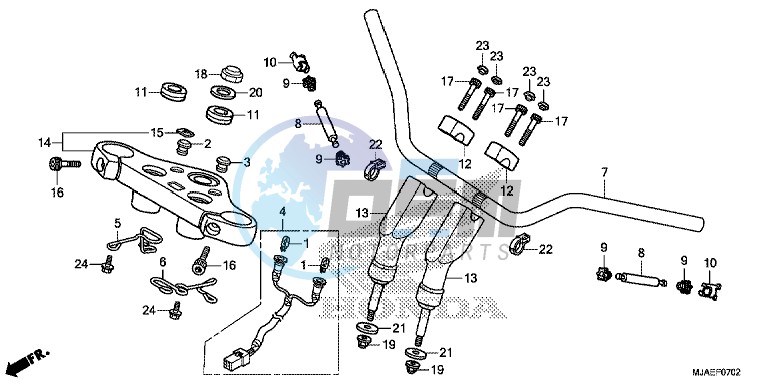 HANDLE PIPE (VT750C2S)