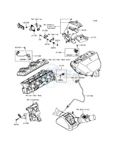 NINJA H2 / NINJA H2 CARBON ZX1000XHFA XX (EU ME A(FRICA) drawing Fuel Injection