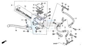 NSS250X FORZA X drawing FR. BRAKE MASTER CYLINDER (NSS250X)