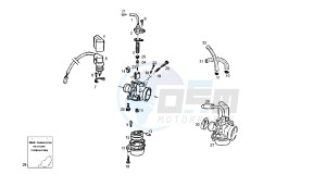 GP1 RACE - 50 CC VTHPR1A1A EU2 drawing CARBURETOR