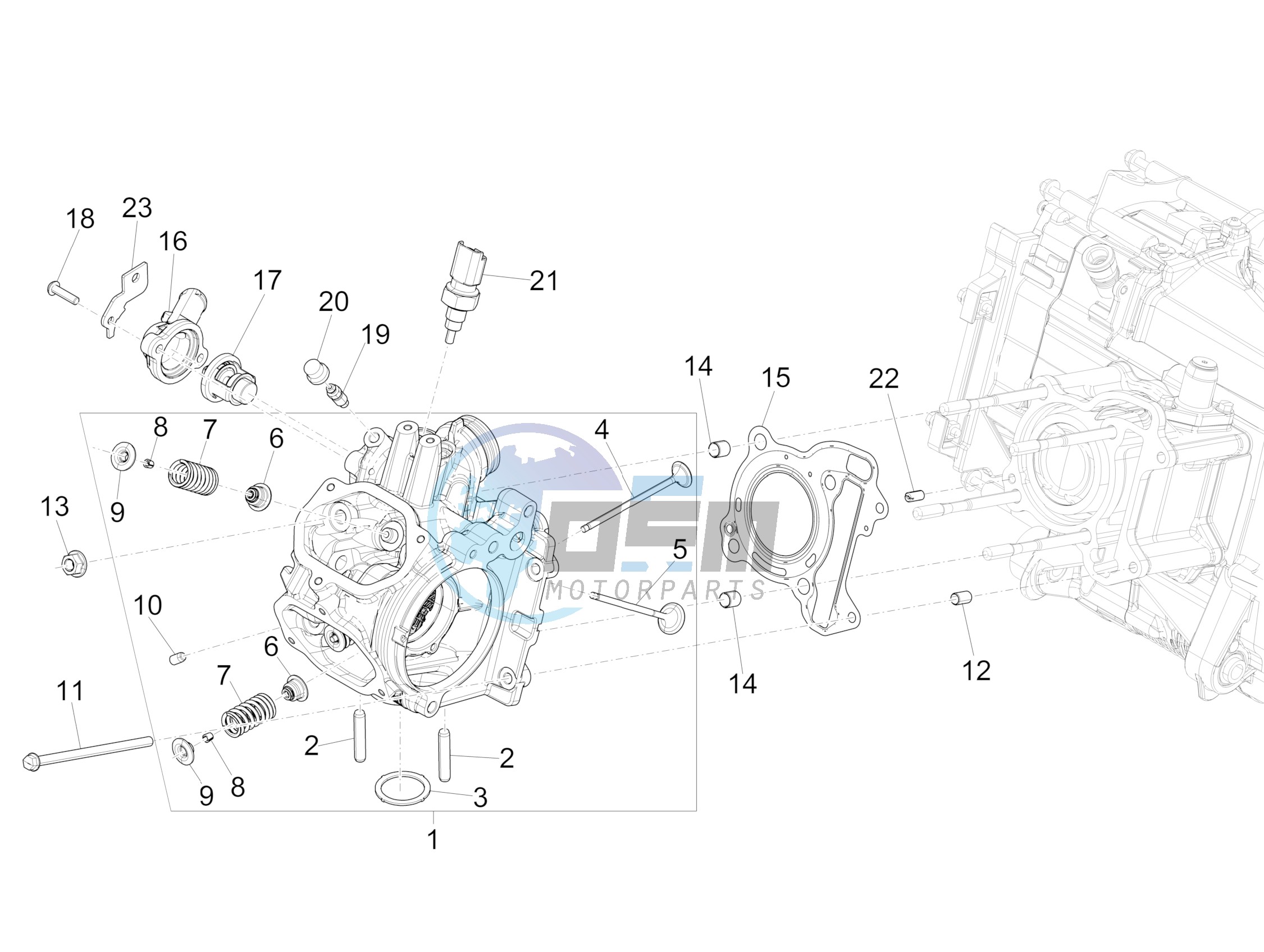 Cylinder head unit - Valve