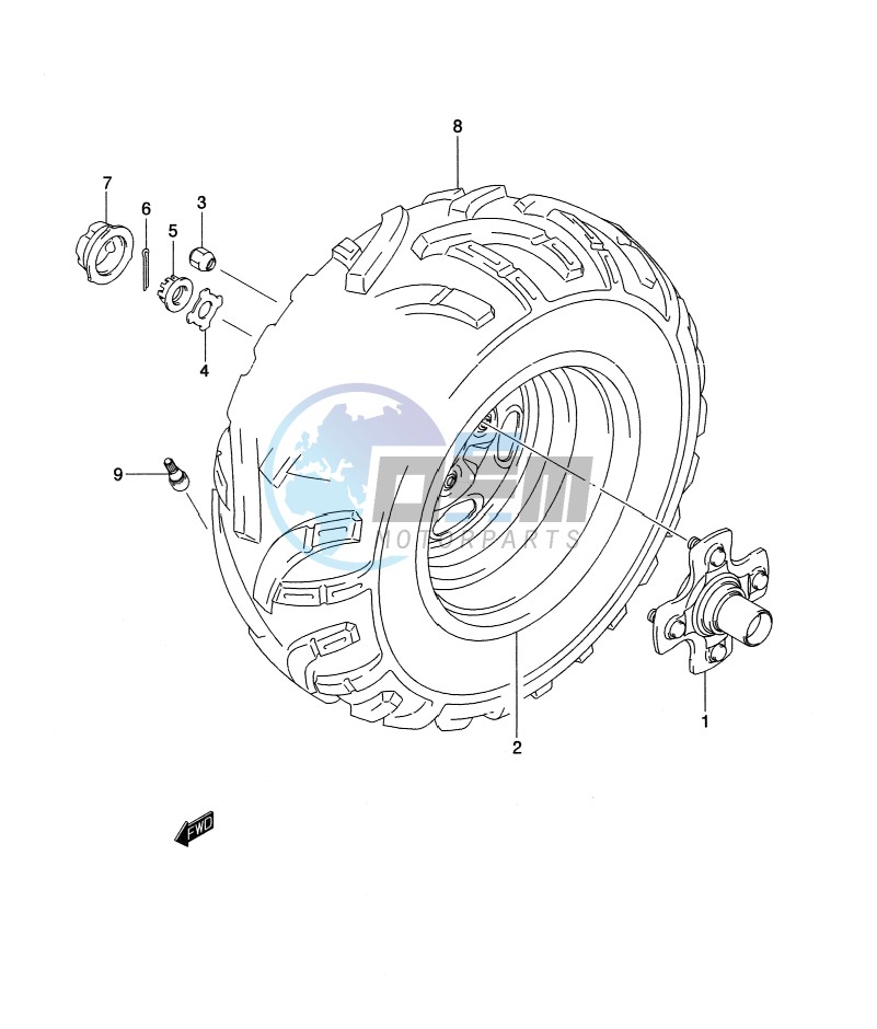 RIGHT REAR WHEEL