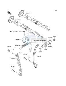 JET SKI STX-15F JT1500A9F EU drawing Camshaft(s)/Tensioner