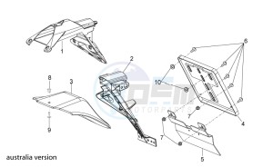 RSV 4 1000 APRC Factory Std SE drawing Rear body III