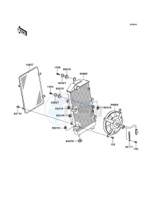 VN900 CLASSIC VN900BEF GB XX (EU ME A(FRICA) drawing Radiator