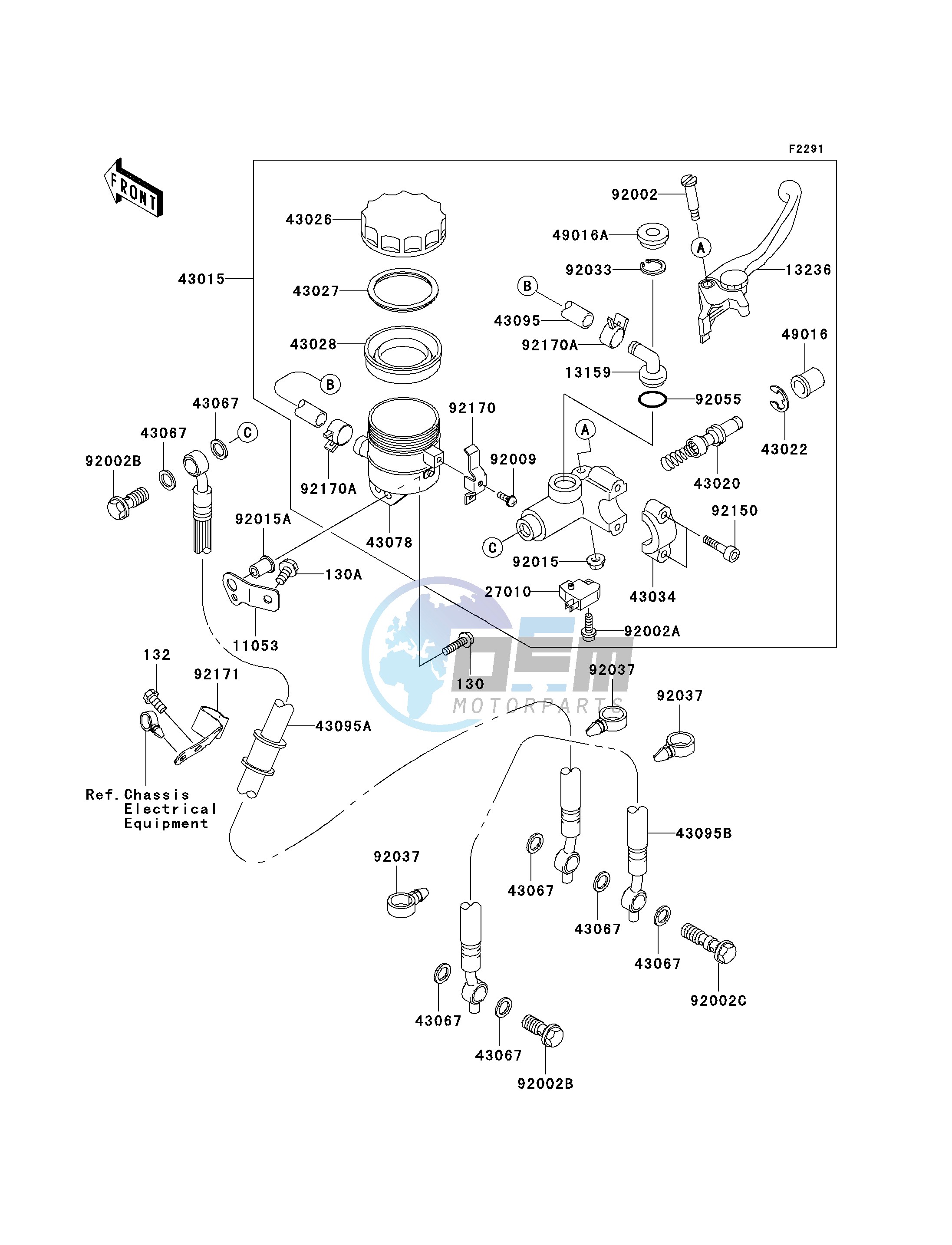 FRONT MASTER CYLINDER