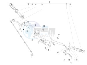 Liberty 50 iGet 4T 3V (EMEA) drawing Handlebars - Master cil.