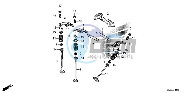 CAMSHAFT/ VALVE (REAR)