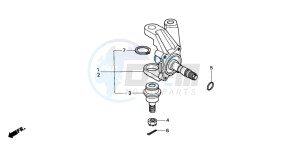 TRX350TE FOURTRAX ES drawing KNUCKLE (TRX350TM/TE)