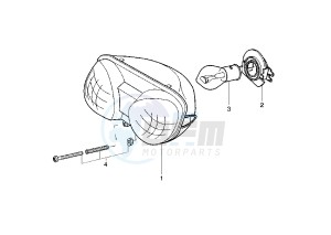 BW'S NEXT GENERATION 50 drawing HEADLIGHT