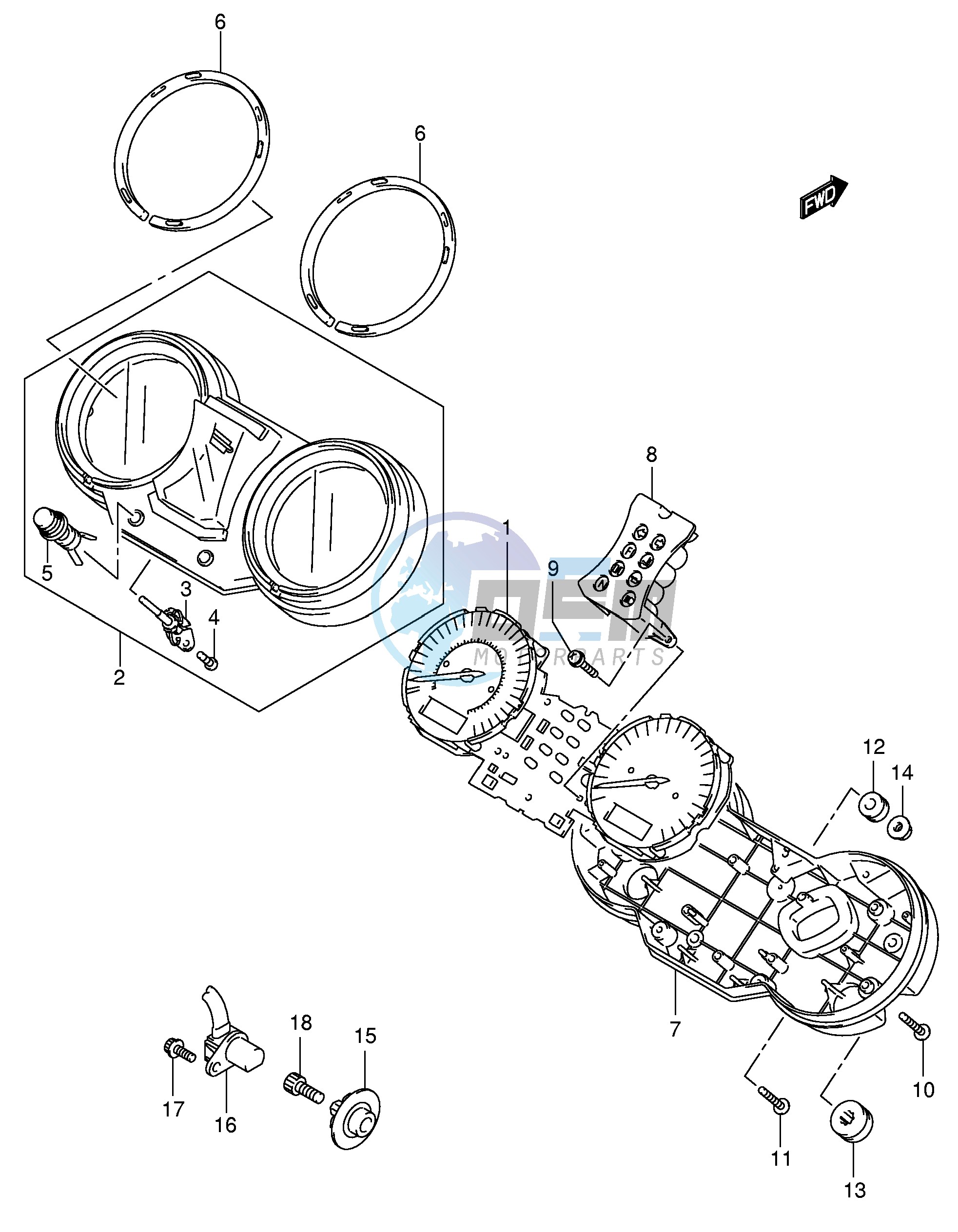 SPEEDOMETER (MODEL K2 K3)