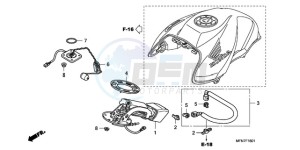 CB1000R9 Australia - (U) drawing FUEL PUMP