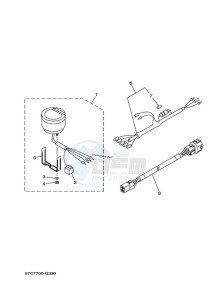 F50TLRH drawing SPEEDOMETER