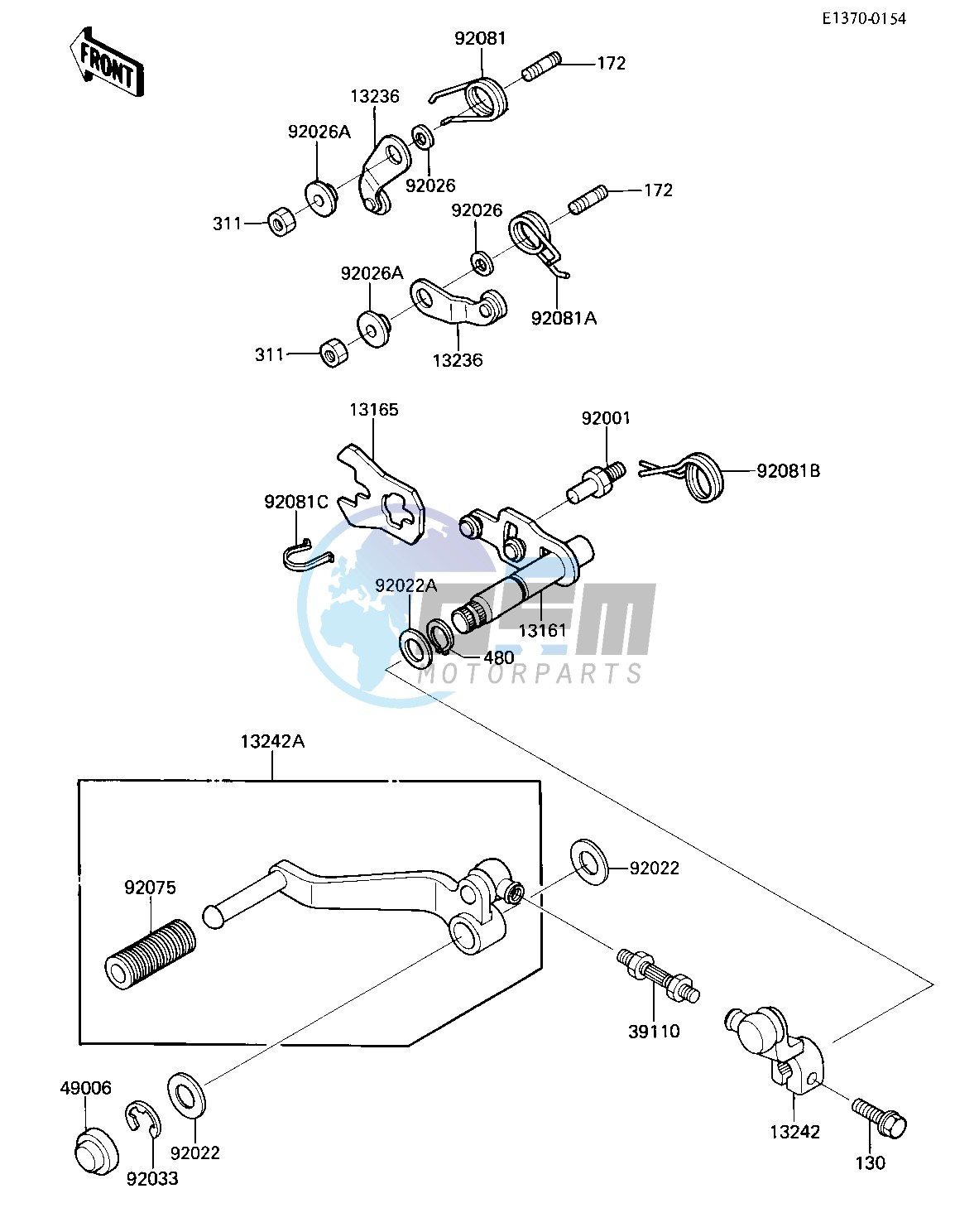 GEAR CHANGE MECHANISM