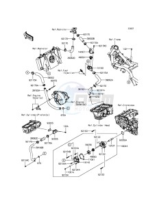 NINJA_300 EX300ADF XX (EU ME A(FRICA) drawing Water Pipe(-EX300AEA39567)