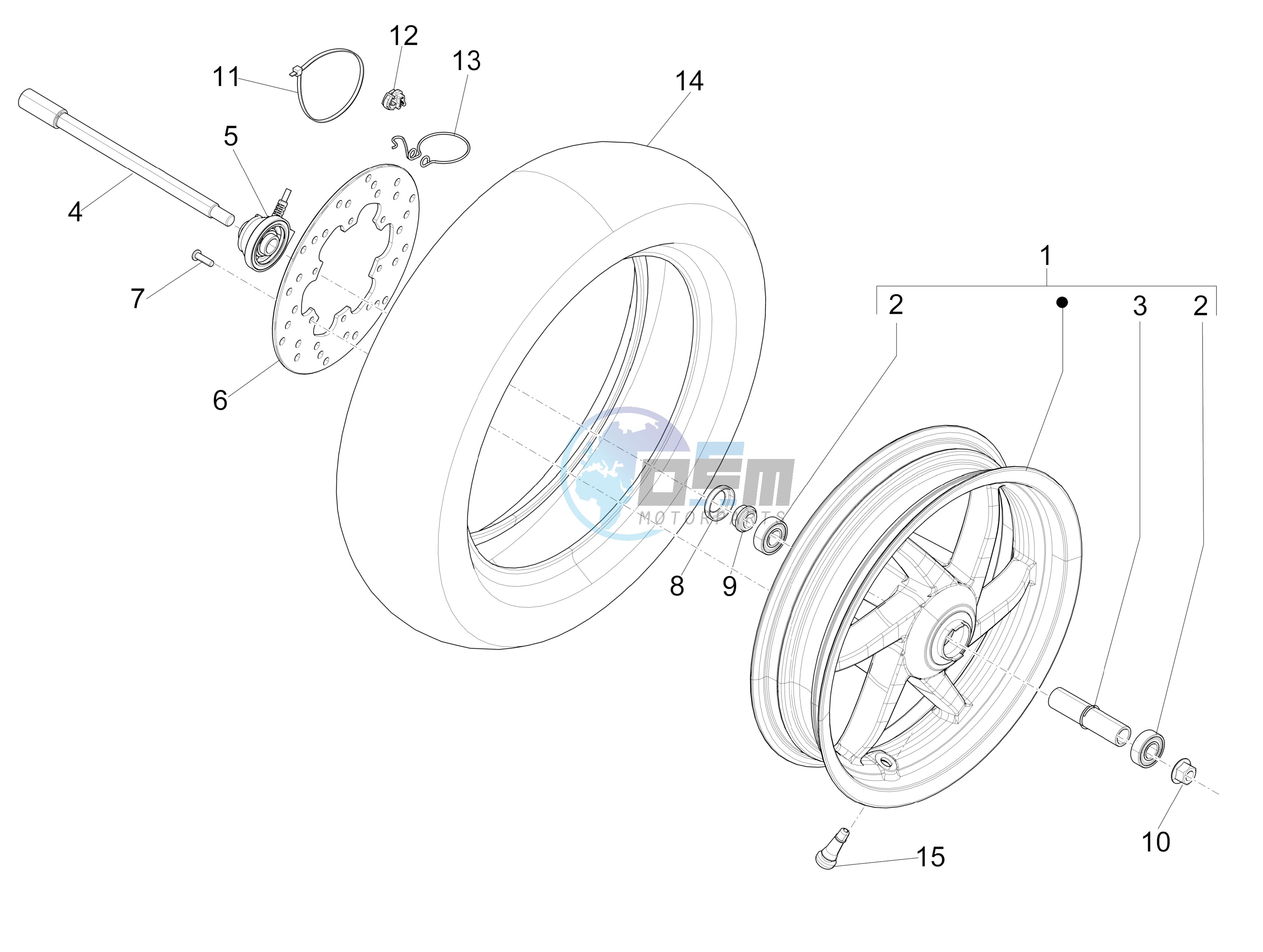 Front wheel