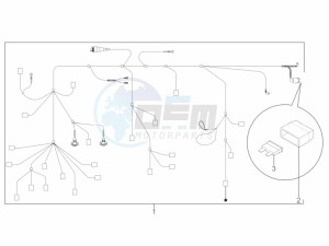 Typhoon 50 2T E2 (EMEA) drawing Main cable harness