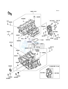 NINJA_ZX-6R ZX600P7F FR GB XX (EU ME A(FRICA) drawing Crankcase