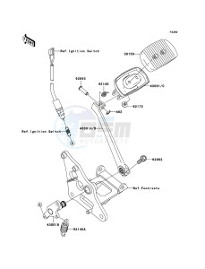 VN900 CLASSIC VN900BCFA GB XX (EU ME A(FRICA) drawing Brake Pedal