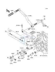 VN1600 CLASSIC VN1600A6F GB XX (EU ME A(FRICA) drawing Gear Change Mechanism