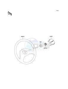 KAF 620 M [MULE 4010 4X4] (M9F) MAF drawing STEERING WHEEL