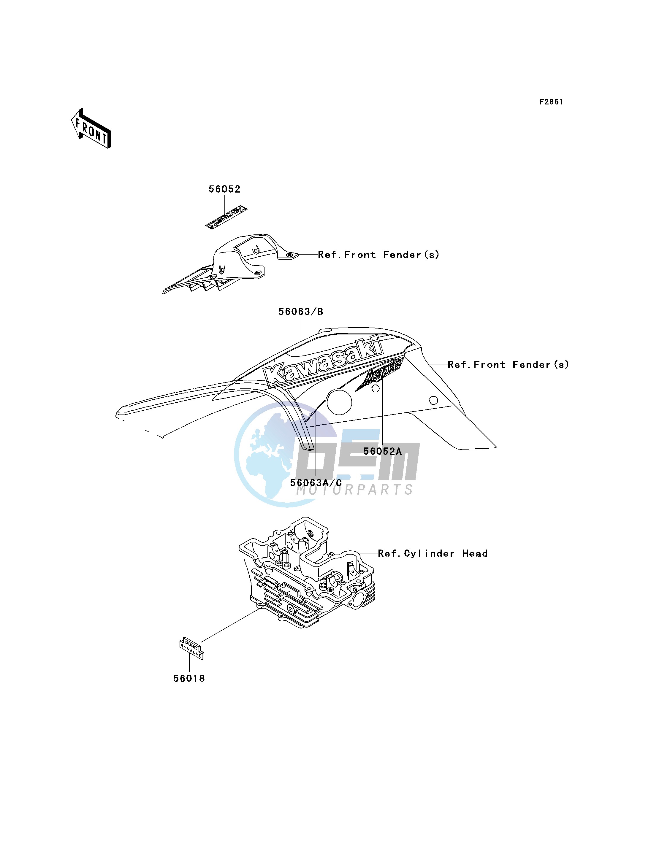 DECALS-- KSF250-A15- -